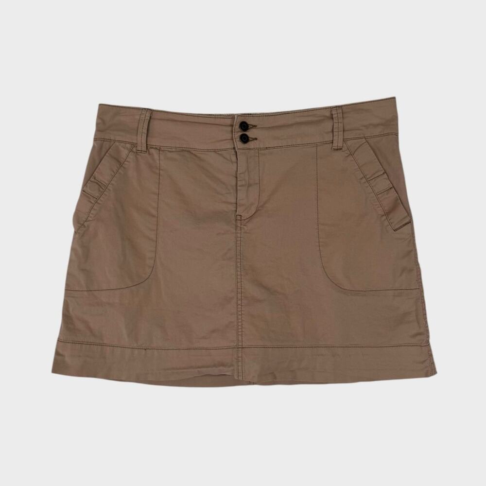 Sonoma Womens Size 10 Beige Khaki Tan Skort Cotton Blend